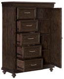 Cardona Wardrobe Chest in Driftwood Charcoal 1689-10