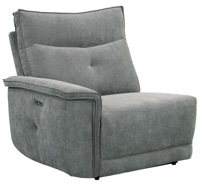 Tesoro Power Double Reclining Sofa w/ Power Headrests in Dark Gray 9509DG-3PWH* - Ace Furniture and Decor