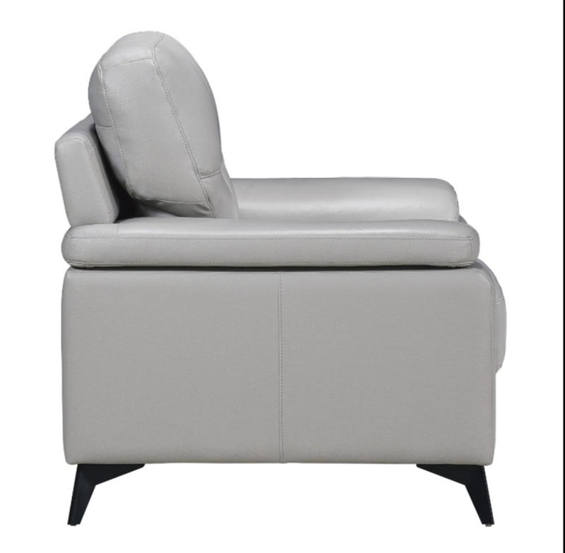 Homelegance Furniture Mischa Chair in Silver Gray 9514SVE-1