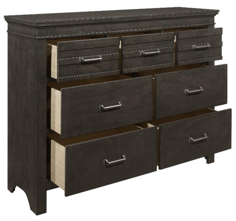 Blaire Farm Dresser in Saddle Brown Wood 1675-5