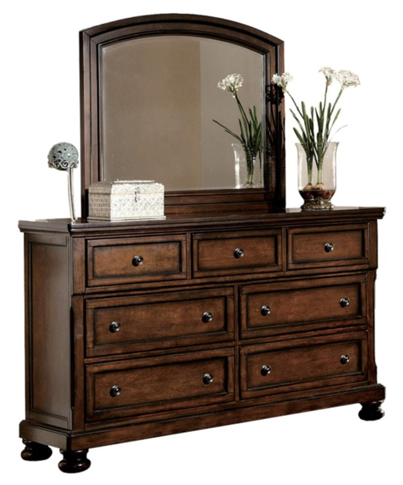 Cumberland Mirror in Brown Cherry 2159-6 - Ace Furniture and Decor