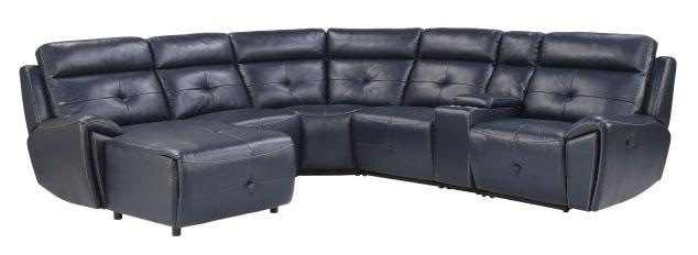 Avenue Left Side Chaise in Navy 9469NVB-LC - Ace Furniture and Decor