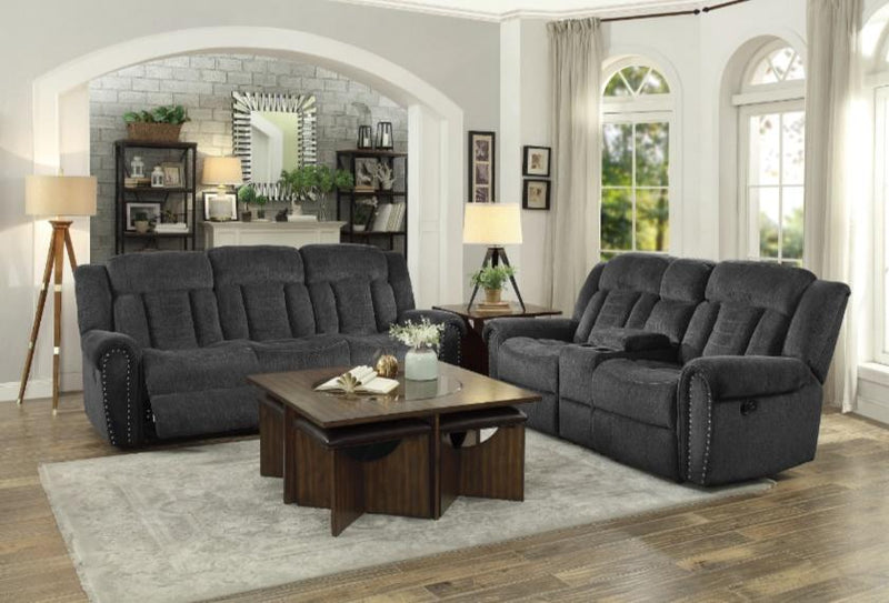 Nutmeg Glider Reclining Chair in Charcoal Gray 9901CC-1 - Ace Furniture and Decor
