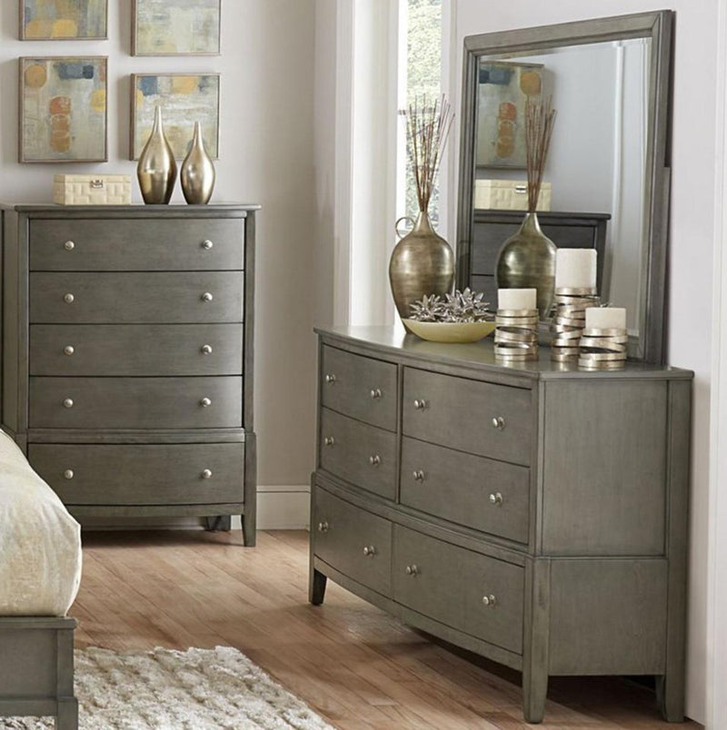 Cotterill Mirror in Gray 1730GY-6 - Ace Furniture and Decor