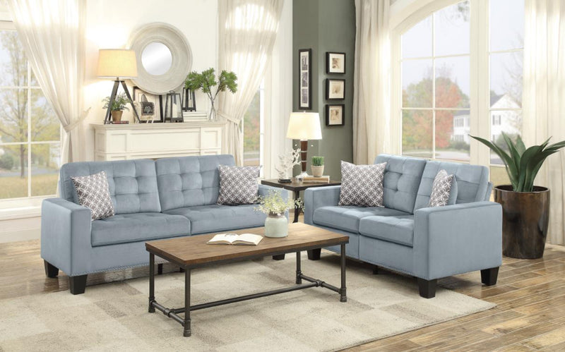 Lantana Sofa in Gray 9957GY-3 - Ace Furniture and Decor