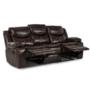 Bastrop Double Reclining Sofa in Brown 8230BRW-3