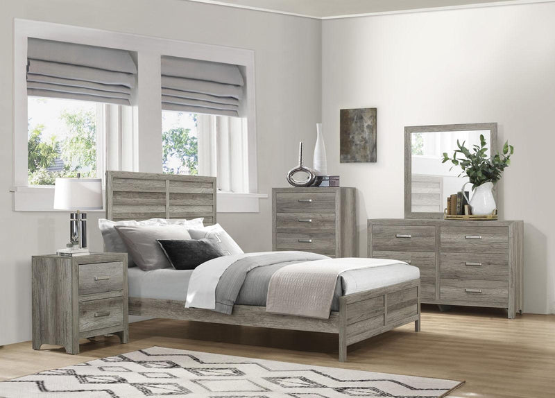 Mandan 6 Drawer Dresser in Weathered Gray 1910GY-5 - Ace Furniture and Decor