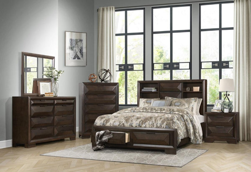 Chesky Mirror in Warm Espresso 1753-6 - Ace Furniture and Decor