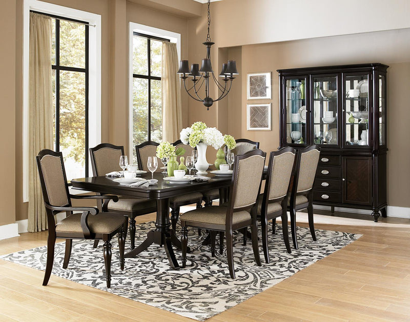 Marston Buffet with Hutch in Dark Cherry 2615DC-50-55 - Ace Furniture and Decor