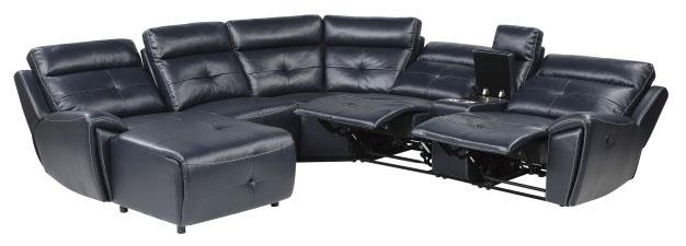 Avenue Left Side Chaise in Navy 9469NVB-LC - Ace Furniture and Decor