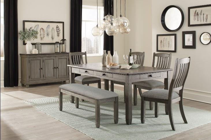 Granby Side Chair in Antique Gray (Set of 2) 5627GYS - Ace Furniture and Decor