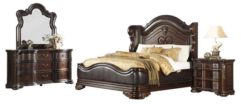 Royal Highlands Mirror in Rich Cherry 1603-6 - Ace Furniture and Decor
