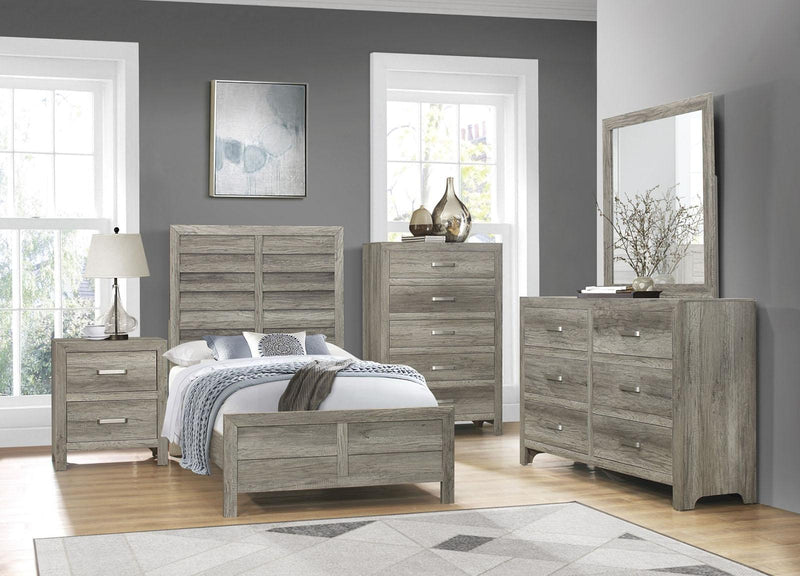 Mandan 6 Drawer Dresser in Weathered Gray 1910GY-5 - Ace Furniture and Decor