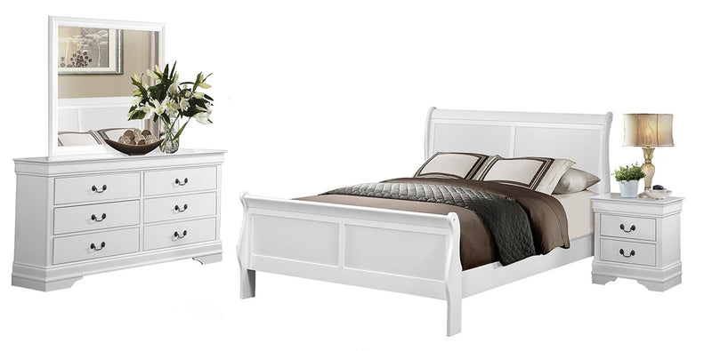 Mayville Mirror in White 2147W-6 - Ace Furniture and Decor