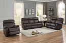Pendu Double Reclining Sofa in Brown 8326BRW-3