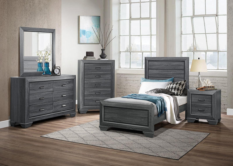 Beechnut 6 Drawer Dresser in Gray 1904GY-5 - Ace Furniture and Decor