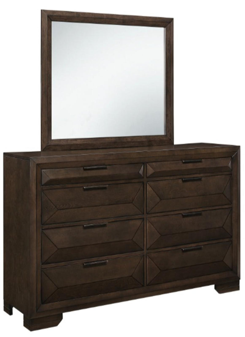 Chesky Mirror in Warm Espresso 1753-6 - Ace Furniture and Decor