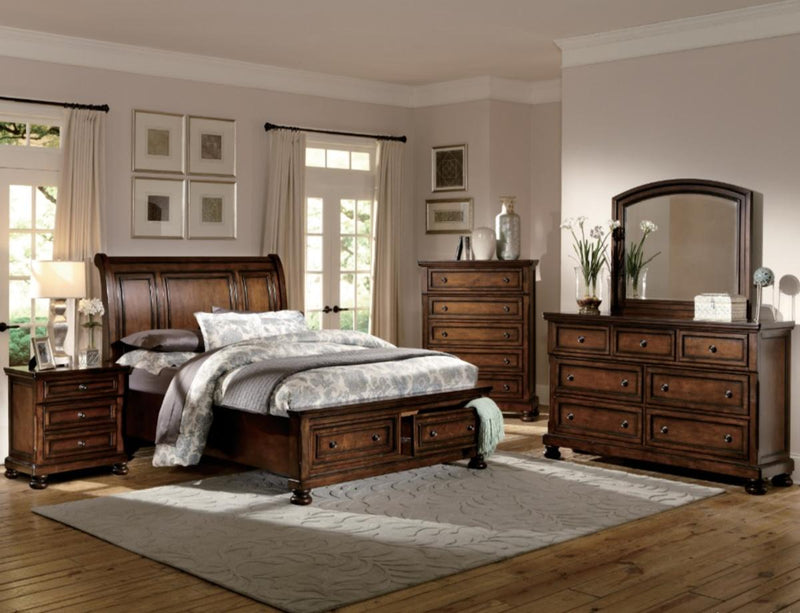 Cumberland Mirror in Brown Cherry 2159-6 - Ace Furniture and Decor