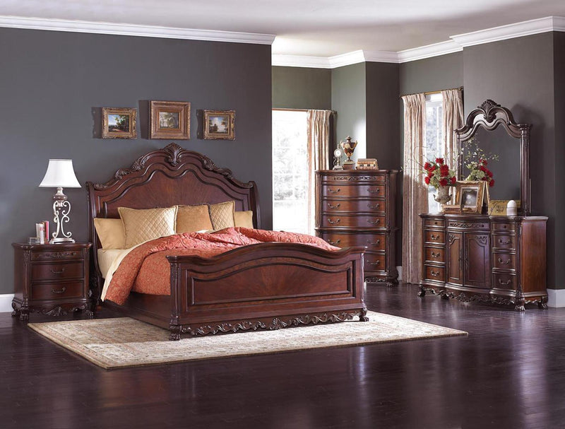 Deryn Park Mirror in Cherry 2243-6 - Ace Furniture and Decor