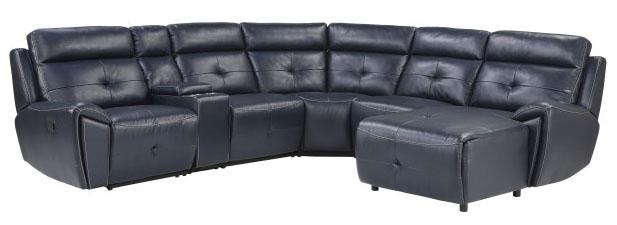 Avenue Left Side Reclining Chair in Navy 9469NVB-LR - Ace Furniture and Decor