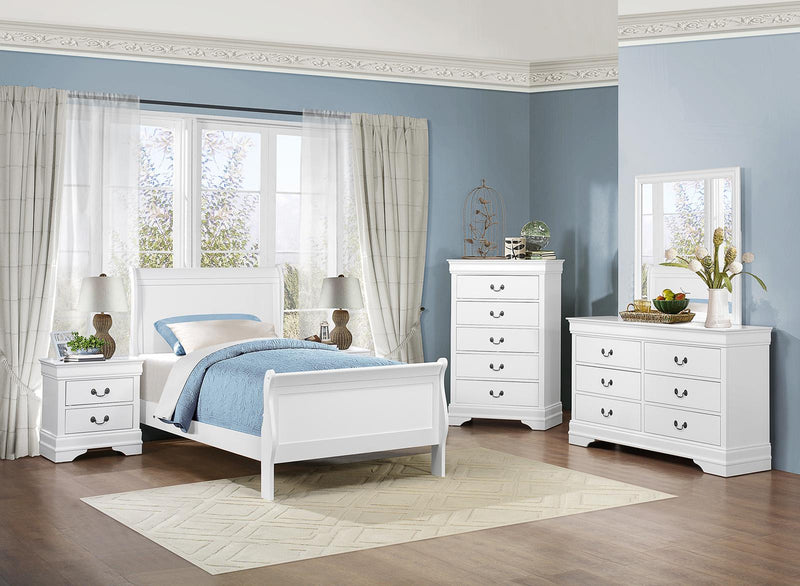 Mayville Mirror in White 2147W-6 - Ace Furniture and Decor