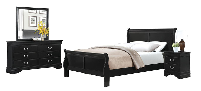 Mayville Mirror in Black 2147BK-6 - Ace Furniture and Decor