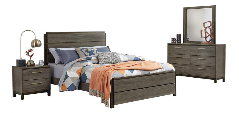 Vestavia 2 Drawer Nightstand in Gray 1936-4 - Ace Furniture and Decor