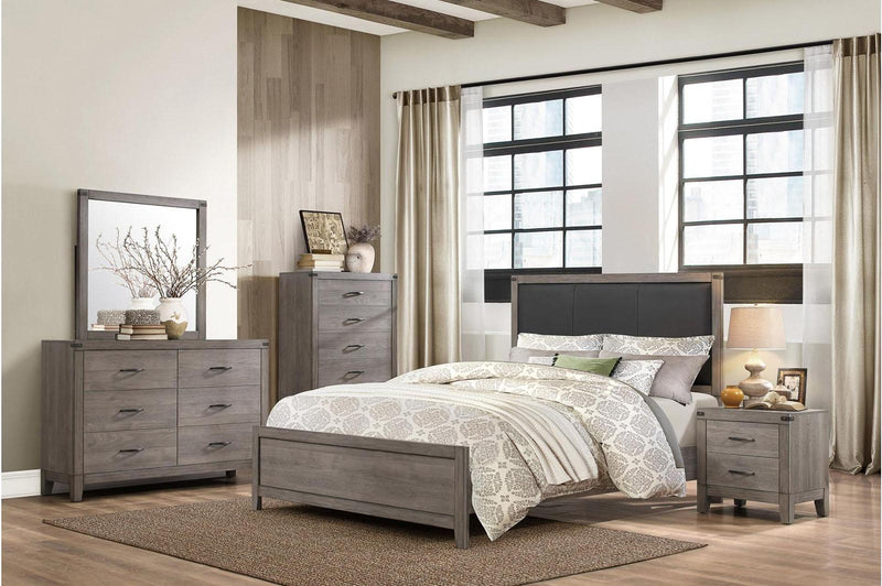 Woodrow 5 Drawer Chest in Gray 2042-9 - Ace Furniture and Decor