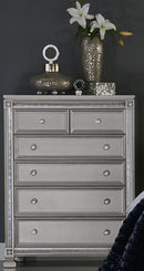 Bevelle 5 Drawer Chest in Silver 1958-9