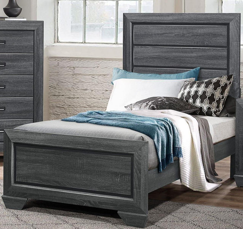 Beechnut Twin Bed in Gray 1904TGY-1 - Ace Furniture and Decor