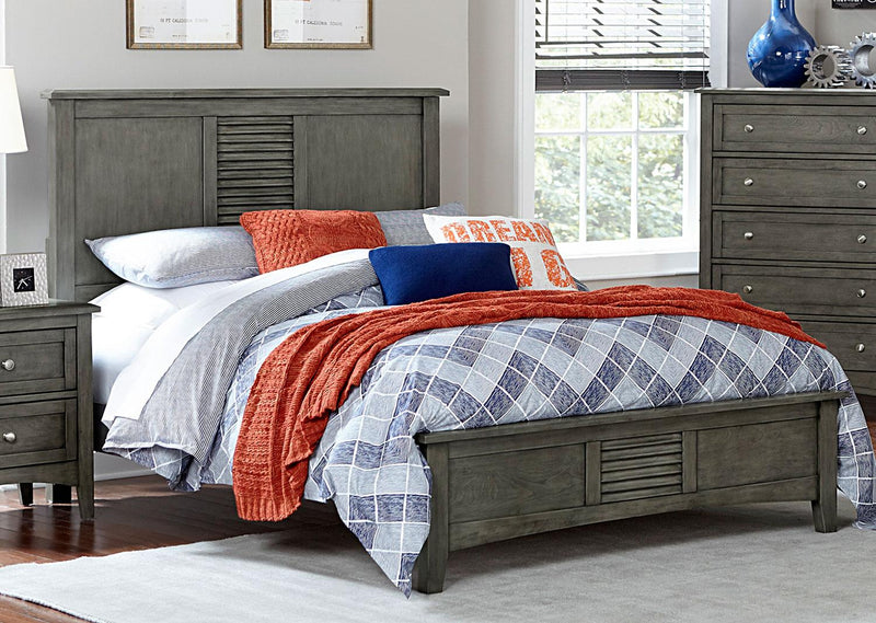 Garcia Queen Panel Bed in Gray 2046-1 - Ace Furniture and Decor