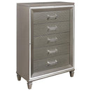 Tamsin Chest in Silver Grey Metallic 1616-9