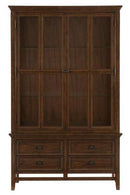 Frazier Park Buffet and Hutch in Dark Cherry 1649-50*