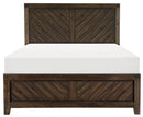 Parnell King Panel Bed in Rustic Cherry 1648K-1EK*