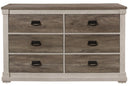 Arcadia Dresser in White & Weathered Gray 1677-5