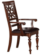 Creswell Arm Chair in Dark Cherry (Set of 2)