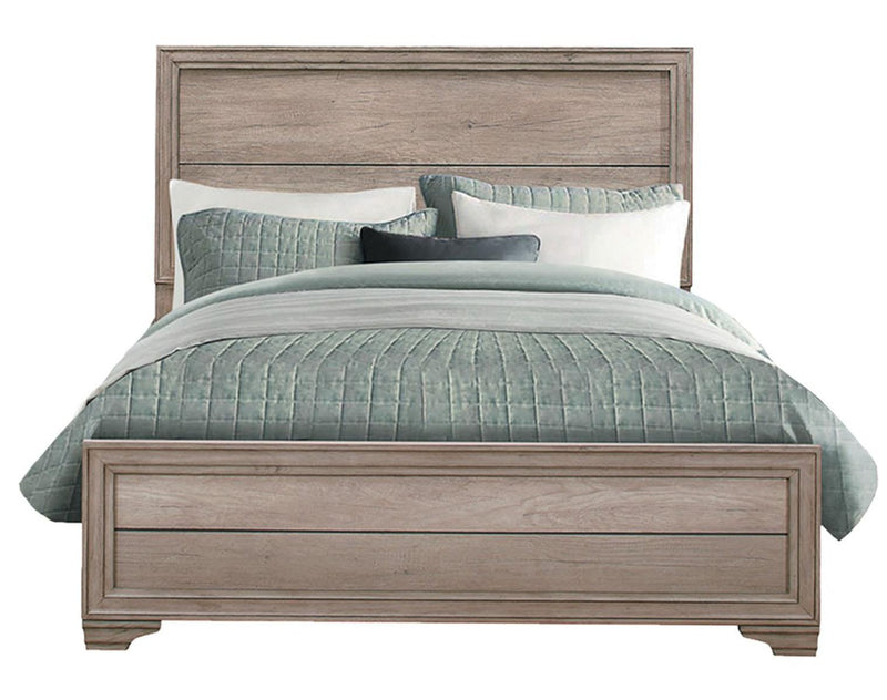Lonan Queen Panel Bed in Natural 1955-1* - Ace Furniture and Decor