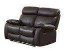 Pendu Double Reclining Loveseat in Brown 8326BRW-2