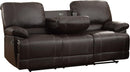 Cassville Double Reclining Sofa in Dark Brown 8403-3