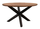 Nelina Round Dining Table in Espresso & Natural 5597-53*