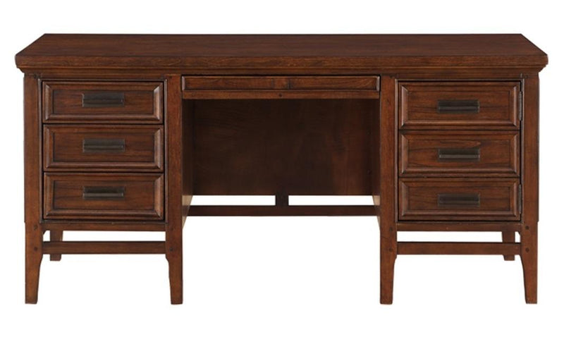 Frazier Executive Desk in Brown Cherry 1649-17 image