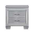 Allura Nightstand in Silver 1916-4