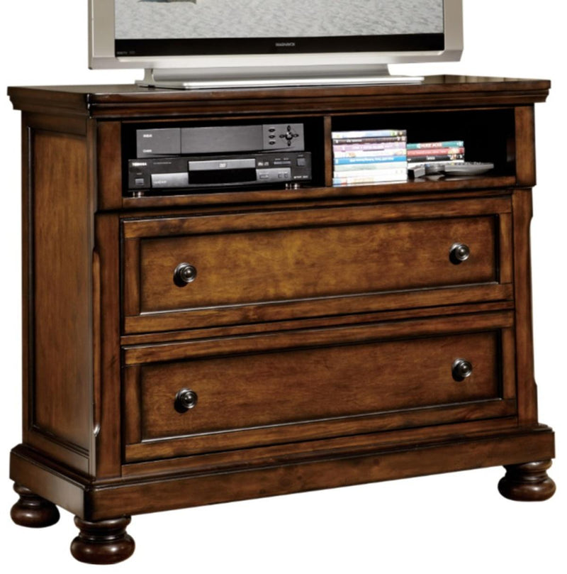 Homelegance Cumberland TV Chest in Brown Cherry 2159-11 image