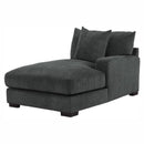 Worchester Right Side Chaise in Gray 9857DG-RC