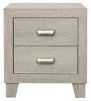 Quinby 2 Drawer Nightstand in Light Brown 1525-4