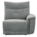Tesoro Power Right Side Reclining Chair in Dark Gray 9509DG-RRPWH