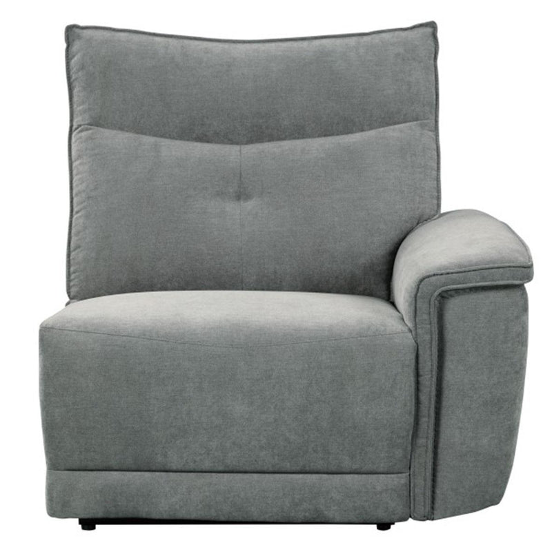 Tesoro Right Side Reclining Chair in Dark Gray 9509DG-RR - Ace Furniture and Decor