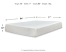 10 Inch Chime Memory Foam Mattress Set - Ace Furniture and Decor