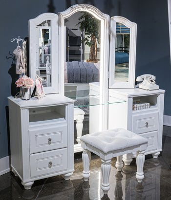 Kozlani Vanity with Mirror - Ace Furniture and Decor