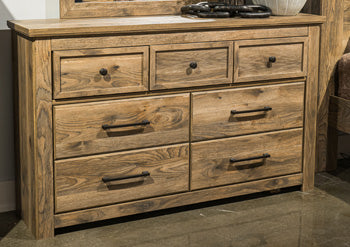 Rusticott Dresser and Mirror - Ace Furniture and Decor